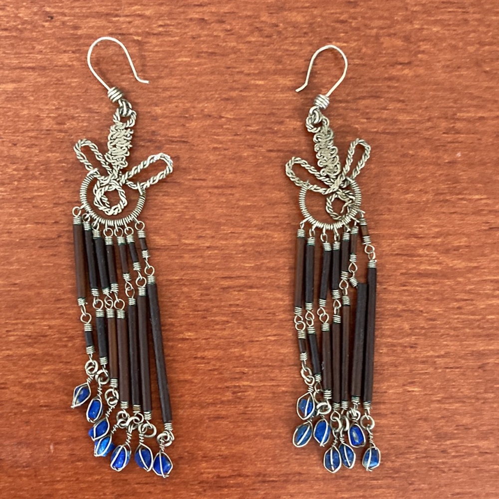 Vtg chandelier earrings